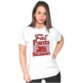 thumbnail image 4 of Fat Pants Season Thanksgiving Turkey Womens Slim Fit Graphic Tee Brisco Brands M, 4 of 5