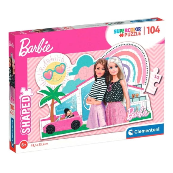 Rompecabezas Clementoni Supercolor Barbie Mansión 104 Piezas