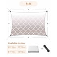 thumbnail image 6 of Sun Shade Sail 8x10Ft Beige Gradient Retro Morocco Pattern Uv Block Sunshade Canopy Outdoor Shade Cover Rectangle Shade Cloth For Patio Garden Yard Deck Pergola, 6 of 6