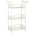 thumbnail image 3 of SAFAVIEH Noreen Outdoor Patio 3 Tier Shelf, Antique White, 3 of 5