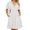 White, variant on Purcoar Women's Summer Dress Short Sleeve V-Neck Midi Dress With Pocket