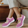 thumbnail image 3 of Psesaysky Leopard Print Casual Shoes for Women Ladies Breathable Comfortable Velcro Shoes Easy to Wear Valentine Gift for Wife Girlfriend Mom, 3 of 7
