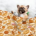 thumbnail image 3 of Naloa Various Bread Dog Blanket, 3 Sizes Cat Blanket for Indoor Cats Large Medium Small Dog Gifts-, 3 of 8
