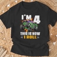 thumbnail image 3 of Monster Trucks Are My Jam 4Th Birthday Boy 4 Years Old TShirt, 3 of 6