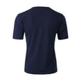 thumbnail image 3 of Ma Croix Mens Active Solid V-Neck T-Shirts Heavy Blend Cotton Short Sleeve, Up to 5XL, 3 of 4