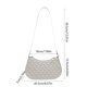 thumbnail image 3 of Women's Shoulder Bag | Fashion PU Leather Handbag Messenger Purse Tote | Versatile Crossbody with Adjustable Strap | Sleek Classic Style | Fits Essentials | 20.5x12.5x7cm | 1 Piece, 3 of 6
