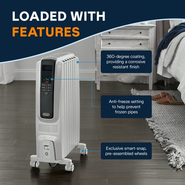DeLonghi Dragon 4 オイルヒーター DeLonghi Dragon Digital Full Room Radiant Heater - Walmart.ca