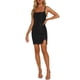 thumbnail image 2 of INSPIRE CHIC Vestido de Mujer con Encaje y Lentejuelas, Tirantes Espagueti, Vestido Mini para Fiesta de Cóctel XL Negro, 2 of 5