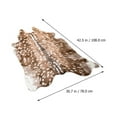 thumbnail image 2 of 1pc Sika Deer Printed Carpet Ground Mat Floor Rug Decorative Ground Pad for Home, 2 of 6