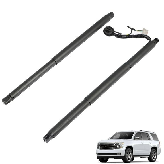 SHZAITOR 2Pcs Rear Tailgate Pull Down Power Actuator Lift Supports Shock Struts Replacement for 2015-2020 Tahoe Suburban Yukon Escalade 84306929 23226162