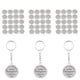 thumbnail image 1 of 60 Piezas de Etiquetas de Acero Inoxidable Sólido Plano  de Monedas en Blanco Fabricación de Joyas Colgantes Suministro de Man Baoblaze Colgantes de etiqueta en blanco, 1 of 8