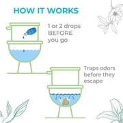 Prelam Just a Drop Odor Eliminator, Toilet Freshener, Eucalyptus, 8 oz