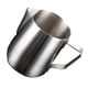 thumbnail image 2 of Inteprter Jarra para espuma de leche de acero inoxidable para cocina, jarra de café , jarra artesanal para Barista, jarra para espumar leche con Juegos de servir café y té Plata 150ML, 2 of 6