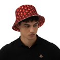 thumbnail image 4 of Balery Christmas Red Balls Sombreros para el sol para hombre y mujer, sombrero de pescador con UPF 50+, 4 of 6