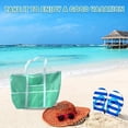thumbnail image 5 of Beach Bag, Mesh beach bag Oversized beach Tote Beach toy bag, 5 of 6