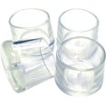 thumbnail image 1 of 1.125 in. Plastic Leg Tips, Clear - Pack of 4, 1 of 1