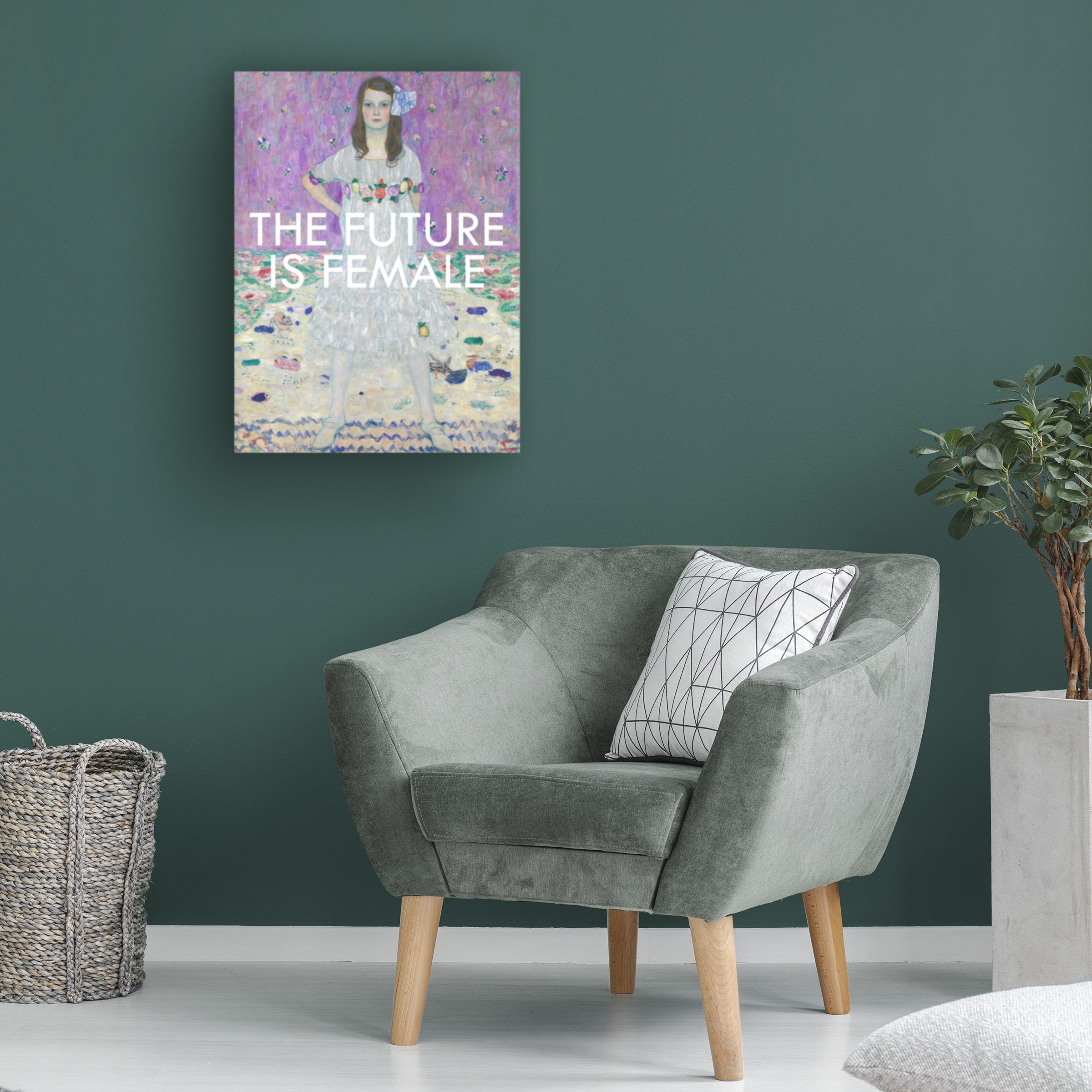 Jennifer Paxton Parker 'Masterful Snark The Future is Female' Canvas Art