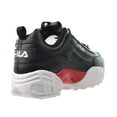thumbnail image 4 of Fila Disruptor ll Lab Men's Shoes Black-Red-White 1fm00705-014, 4 of 6