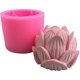 thumbnail image 1 of Xiao Hua Molde de silicona con forma de flor de loto para jabón, velas, fondant, chocolate, pasteles, dulces, arcilla de resina, herramientas para hornear y repostería., 1 of 5