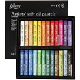 thumbnail image 2 of Gallery Oil Pastels Premium, thickness 10 mm, L: 7 mm, asstd colours, 24asstd, 2 of 3
