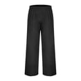 thumbnail image 5 of Oversized Waterproof Raincoat and Pants Set for Men, Reusable PVC Hiking Rain Suit with Reflective Details and Adjustable Hood, 5 of 9