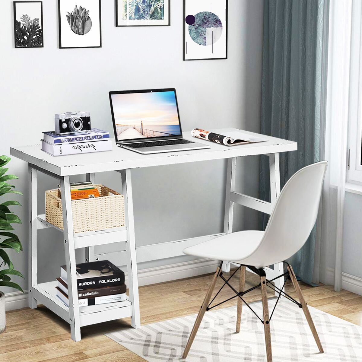 DIY Best Desks For Home Office Canada with Wall Mounted Monitor