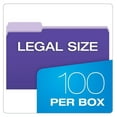 thumbnail image 5 of Interior File Folders Legal Size, 1/3 Cut Tab - VIO, 100/Box, 5 of 6