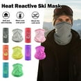 thumbnail image 3 of Unisex Heat Reactive Balaclava,Temperature Sensitive Color Change Face Cover,Winter Full Face Protection Mask Hat Outdoor, 3 of 10