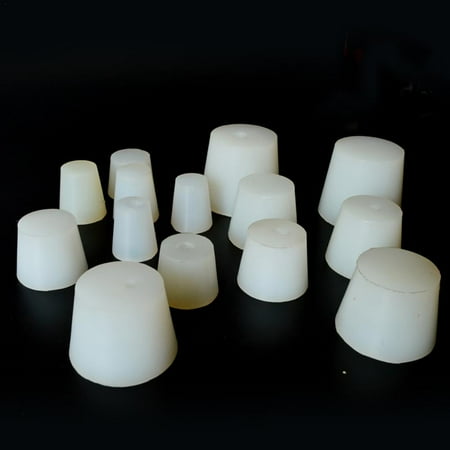 

MEGAWHEELS 8mm Hole Food Grade Silicone Rubber Stopper Brew Wine Sealed Lid Cover