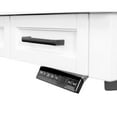 thumbnail image 5 of Modern Electric Sit/Stand L-Desk and Return Height Wood Desk White, 5 of 12