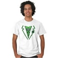 thumbnail image 4 of Irish Leprechaun St Pattys Day Tuxedo Men's Big & Tall Crewneck Graphic Tee Brisco Brands 4X, 4 of 5