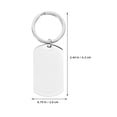 thumbnail image 2 of AURARMLET 4Ud Blanks Para Sublimación En Acero Inoxidable Llaveros Personalizables, 2 of 8