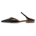 thumbnail image 2 of FSJ Women Comfortable Pointy Close Toe Flat Low heel Sandals Ankle Buckle Strap Slip On Slides Ladies Casual Mules Shoes Size 14 Black, 2 of 4