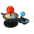 thumbnail image 1 of Ensemble de Modèles de Système Solaire, PVC Meilleur Apprentissage Soleil Terre Lune Modèle de Démonstration de Rotation Libre Conception Standard Durable pour les Étudiants, 1 of 8