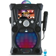 Singing Machine Carnaval Portable Hi-Def Karaoke System with Built-in Color Monitor and Microphone-Remote Control