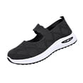 thumbnail image 2 of Willtoo Women Mary Jane Orthopedic Shoes Slip On Walking Flats Comfortable Dressy Knit Washable Casual Nurse Shoe with Arch Support, 2 of 6