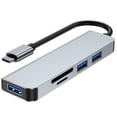 thumbnail image 1 of Concentrador USB-C cinco en uno para MacBook de Huawei: diseño compacto e integrado, 1 of 5