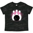 thumbnail image 3 of Inktastic Bowling Pins Cute Bowler Girls Toddler T-Shirt, 3 of 5