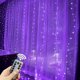 thumbnail image 3 of USB Curtain Lights 8 Modes LED Curtain Fairy Lights with Remote Christmas Decorations for Home Wedding Decor New Year 2025, 3 of 5