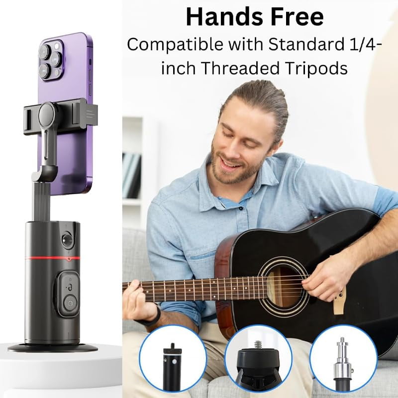 Auto Face Tracking Tripod Remote Control,Gimbal Stabilizer,Phone Facial Recognition Tripod Stand