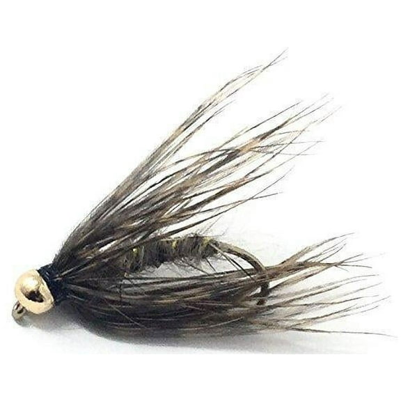 Feeder Creek Soft Hackle Bead Head Nymph - 3 Sizes 12,14,16 (4 of Each Size)