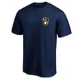 thumbnail image 2 of Men's Fanatics Navy Milwaukee Brewers Number One Dad Team T-Shirt, 2 of 3