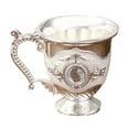thumbnail image 1 of WinWay Decorative Tea Cup European Style Coffee Mug Metal Wine Drinking Cups Bar Party, 1 of 9