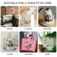 thumbnail image 7 of 3 Sheets 3 Styles PVC Waterproof Decorative Stickers Self Adhesive Decals for Furniture Decoration June Rose 300x150mm 1 sheet/style, 7 of 7