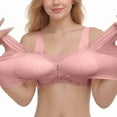 thumbnail image 5 of CHGBMOK Women Front Closure Bras Full Coverage Lace Bras Seamless Wireless Bra Plus Size, 5 of 9