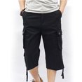 thumbnail image 6 of Cargo Capri Pants for Men Casual Relaxed Fit Cotton Capris with Pockets Outdoor Work Button Pants, 6 of 8