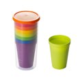 thumbnail image 1 of CAROOTU Ensemble de Gobelets en Plastique Multicolores Réutilisables Portables Arc-en-Ciel pour Intérieur Extérieur, 1 of 6