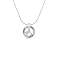thumbnail image 2 of Delight Jewelry Silvertone Double Music Note Hero Ring Charm Necklace, 18", 2 of 4