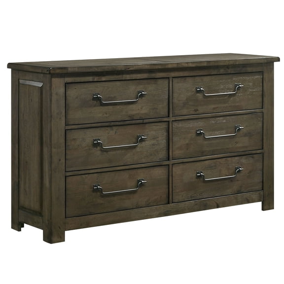 Picket House Furnishings Memphis 6-Drawer Dresser in Gray