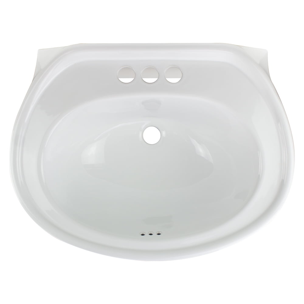 River S Edge R150 90 Cote D Azur Solid Maple Wood Round Vanity With White 4 Centerset Top Mahogany Walmart Com Walmart Com